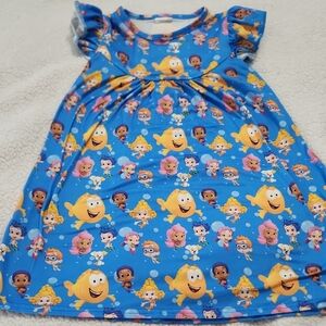 Bubble Guppies dress Size L (4T)